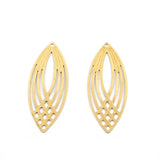 40pcs Raw Brass Charms Natural Seed Shape Pendant for DIY Jewelry Making