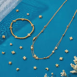 40pcs 18K Plated Spacer Bead Charms Vintage Pendant Beads for DIY Jewelry Making