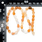 40pcs 6x9mm Agate Pink Quartz Gemstone Teardrop Beads TR-071