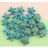 40pcs Marine Theme Loose Beads for DIY Jewelry Making