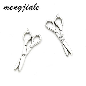40pcs Sewing Scissors Charms for DIY Jewelry Making 26*11mm