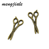 40pcs Sewing Scissors Charms for DIY Jewelry Making 26*11mm