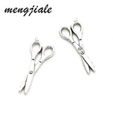 40pcs Sewing Scissors Charms for DIY Jewelry Making 26*11mm