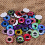 40pcs/lot 14mm Pupil Eye Pattern Thin Eye Chips for Blythe Doll DIY BT014