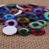 40pcs/lot 14mm Pupil Eye Pattern Thin Eye Chips for Blythe Doll DIY BT014