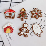 40pcs Christmas Pattern Acrylic Beads DIY Jewelry Accessory