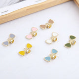 40pcs Cat Ears Bow-Knot Alloy Charms for DIY Earrings