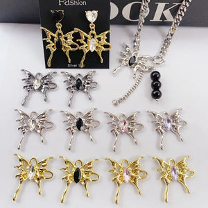 40pcs Alloy Floating Locket Charms DIY Jewelry Earring/Necklace Accessory