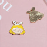 40pcs/lot Alloy Girl Shape Charms Earring/Necklace DIY Jewelry Making Accessory