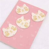 40pcs Cat Shape Resin Charms for DIY Jewelry Making