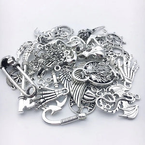 40pcs Steampunk Mechanical Alloy Charms for DIY Jewelry Making