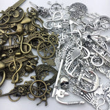 40pcs Steampunk Mechanical Alloy Charms for DIY Jewelry Making
