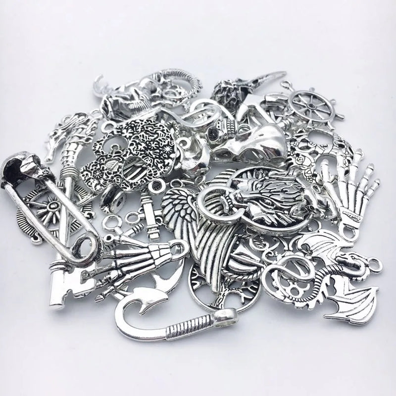 40pcs Steampunk Mechanical Alloy Charms for DIY Jewelry Making