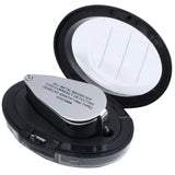 LED Pocket Magnifier Jeweller Eye Glass Loop Lens Magnifying Loupe UV