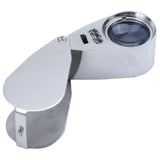 LED Pocket Magnifier Jeweller Eye Glass Loop Lens Magnifying Loupe UV