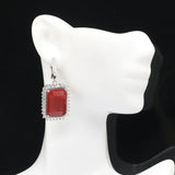 Green Emerald Ruby Cubic Zircon 925 Silver Jewelry Set