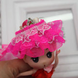 2.5cm Satin Ruffle Lace Trim Ribbon Pleated Tape Dress Doll Clothes 0.98'' Width