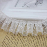 2.5cm Tulle Mesh Lace Ribbon Ruffle Trim Fabric - DIY Sewing Supplies