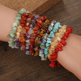 Men's Natural Stone Fatima Hand Bracelet Agate Tree of Life Jewelry Gift