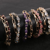 Citrine Double-layer Gemstone Bracelet for Women Natural Beads Healing Crystal