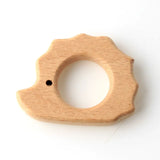 Natural Wood Beads Lead-free Baby Teething Beads for Kids Toys Crafts