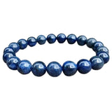 Natural African Sodalite Gemstone Stretch Bracelet, Unisex
