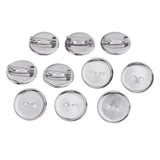 3x10 Pieces Brooch Blank Lapel Pin Badge Base