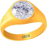 Gold Plated Zircon Panchdhatu Ring for Men & Women