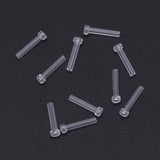 10 Pcs Earring Clutch Anti Allergy Back Plugs Sleeve Tube Ears Safety Pad