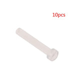 10 Pcs Earring Clutch Anti Allergy Back Plugs Sleeve Tube Ears Safety Pad