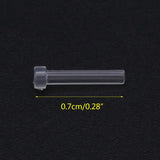 10 Pcs Earring Clutch Anti Allergy Back Plugs Sleeve Tube Ears Safety Pad
