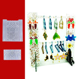 Earring Storage Rack Drop Glue Mold DIY Jewelry Display Silicone Mold