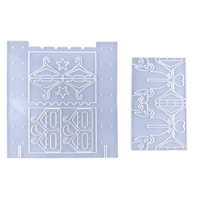 Earring Storage Rack Drop Glue Mold DIY Jewelry Display Silicone Mold