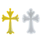 41XC Cross Pendant Silicone Resin Mold DIY Jewelry Making Craft Tools