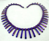 Quartz Crystal Titanium Hematite Hand-Carved Beads Gem Pendant