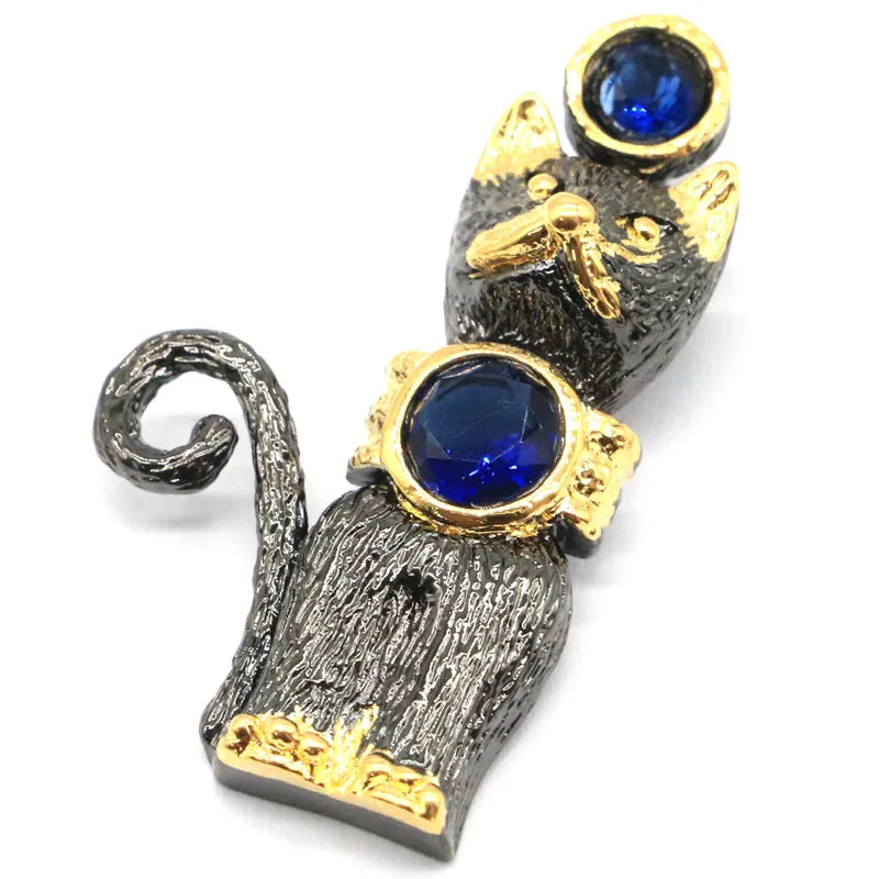 StaGothic Cat Tanzanite Pendant 9.6g Silver Street Jewelry