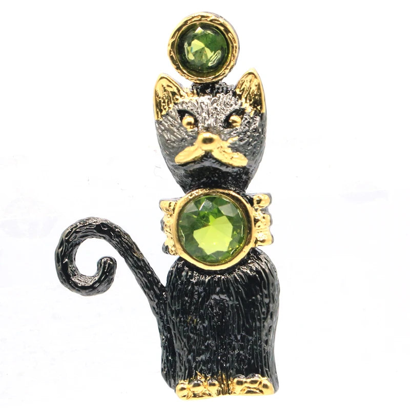 StaGothic Cat Violet Tanzanite Pendant for Men