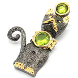 StaGothic Cat Violet Tanzanite Pendant for Men
