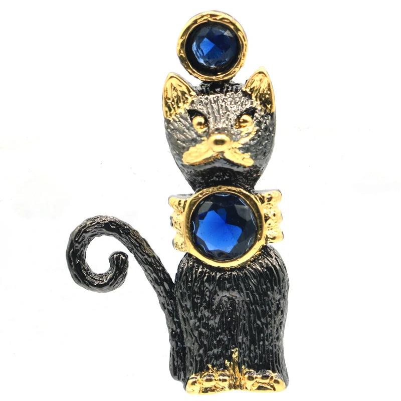 StaGothic Cat Tanzanite Pendant 9.6g Silver Street Jewelry