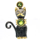 StaGothic Cat Violet Tanzanite Pendant for Men
