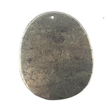 Natural Pyrite Stone Pendant, Beads Jewelry for Men