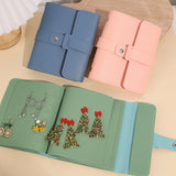 Earrings PU Organizer Portable Holder Storage Bag Earring Book