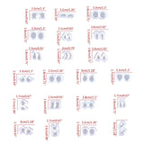 42 Pcs Silicone Epoxy Mold for DIY Jewelry Christmas Craft