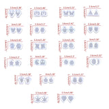 42 Pcs Silicone Epoxy Mold for DIY Jewelry Christmas Craft