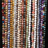 42 Styles Natural Amethysts Crystal Stones Faceted Beads Loose Spacer Bead