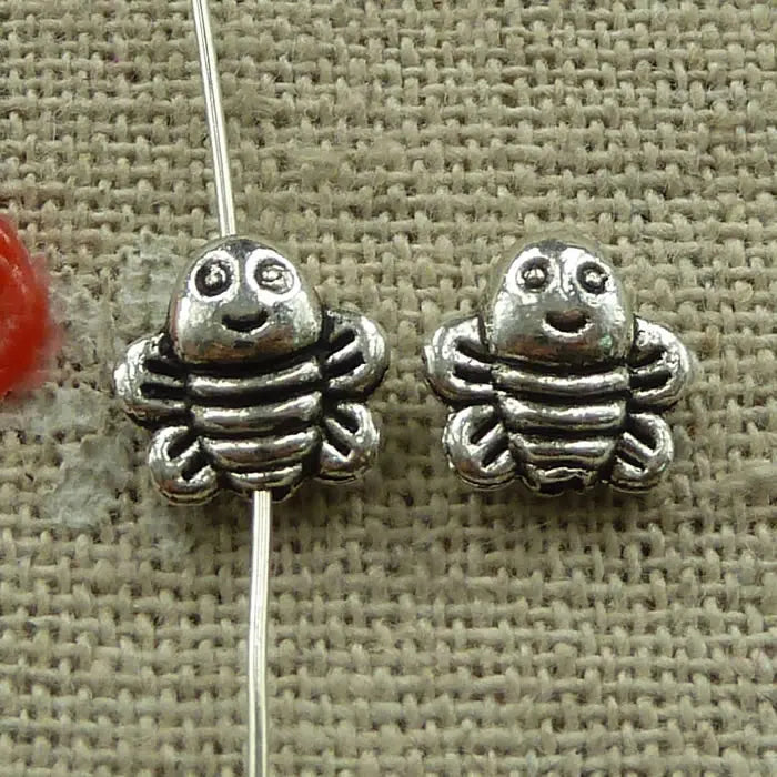 420 Tibetan Silver Bee Spacers 8x8mm #2655