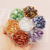 420Pcs Irregular Multicolor Stone Beads 5-8mm for Jewelry Making DIY