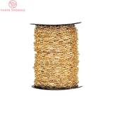 10x4MM Brass Necklace Chains 24K Wholesale