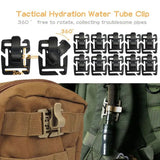 42Pcs Nylon Straps Quick Release Buckle Molle Clips Utility Straps