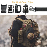 42Pcs Nylon Straps Quick Release Buckle Molle Clips Utility Straps